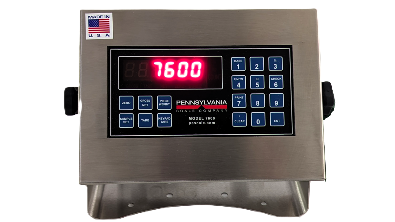 Pennsylvania SS6576-1616-500 WIFI – 16" X 16", 6500 Series Stainless Steel Wash Down Base, 7600/4 WD indicator and 18" SS Column with Wi-Fi option. Wireless ethernet communication with bulkhead mounted antenna, fully networked configurable. Includes software utility for setup and configuration - Image 2