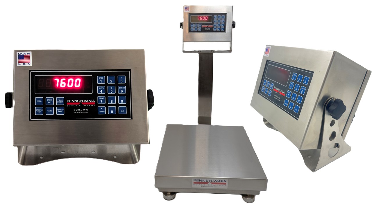 Pennsylvania SS6576-1616-500 WIFI – 16" X 16", 6500 Series Stainless Steel Wash Down Base, 7600/4 WD indicator and 18" SS Column with Wi-Fi option. Wireless ethernet communication with bulkhead mounted antenna, fully networked configurable. Includes software utility for setup and configuration - Image 3