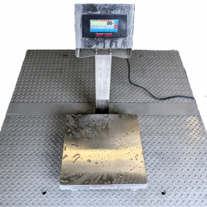 Pennsylvania SS7800MAX-1212-50 – 6500 Series Stainless Steel Wash Down Base, 7800MAX indicator and 14" SS Column, 12" X 12"