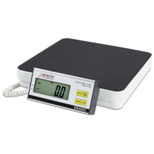 Receiving Scale, Electronic, 12" x 12", 400 Lb Capacity, Mild Steel