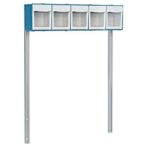 DETECTO 5-Bin Organizer with Accessory Bridge