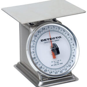 Top Loading Dial Scale, 25 lb Capacity