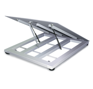 In-Floor Dialysis Scale, 90"x48" SS Deck, 855 Recessed Wall-Mount Indicator w/ Printer
