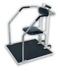 Bariatric Scale, Digital, 1000 lb x .2 lb / 450kg x .1 kg, 32" x 34" Platform, Seat
